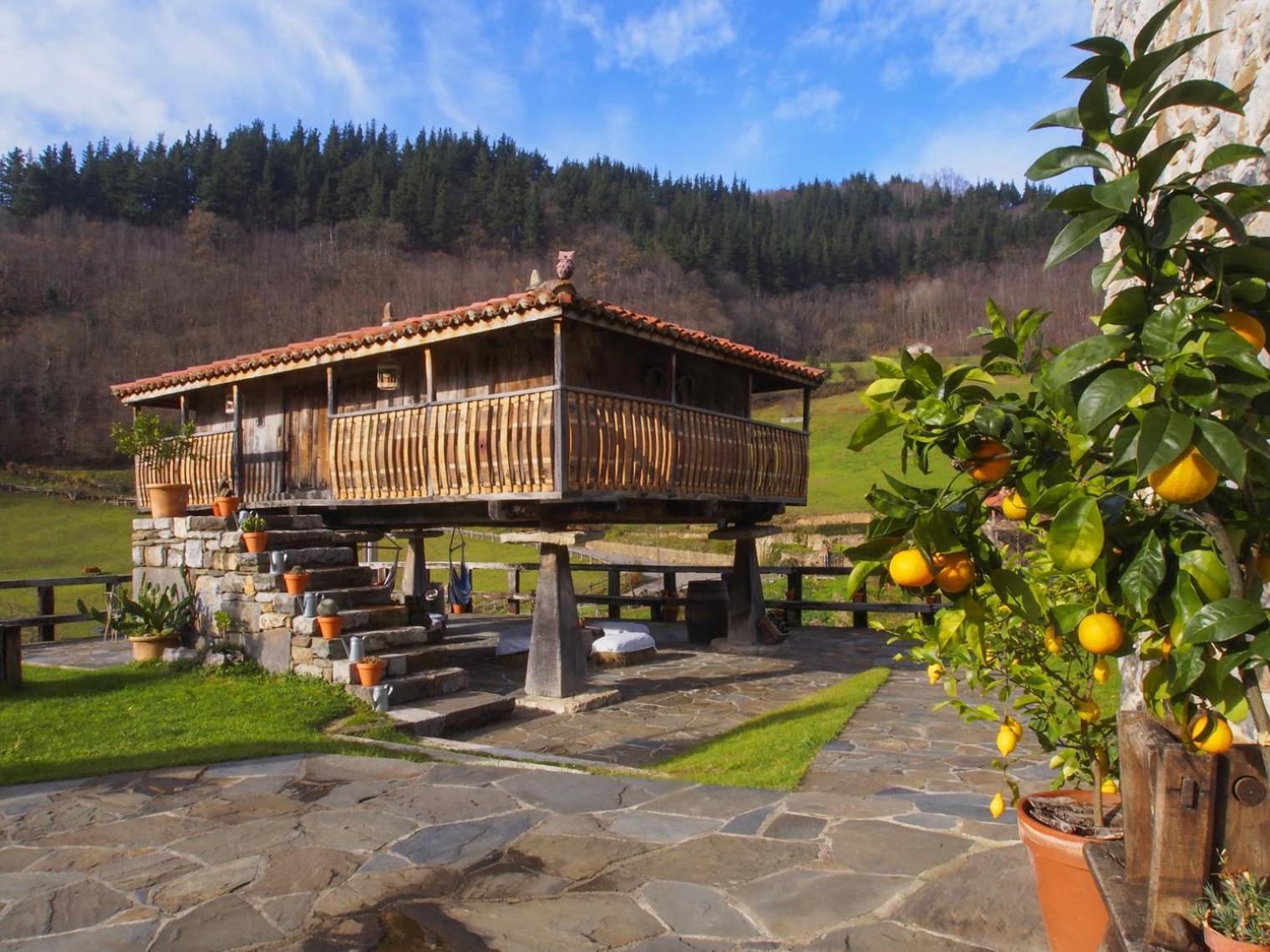 Casona de El Castañíu Serrapio Exterior foto