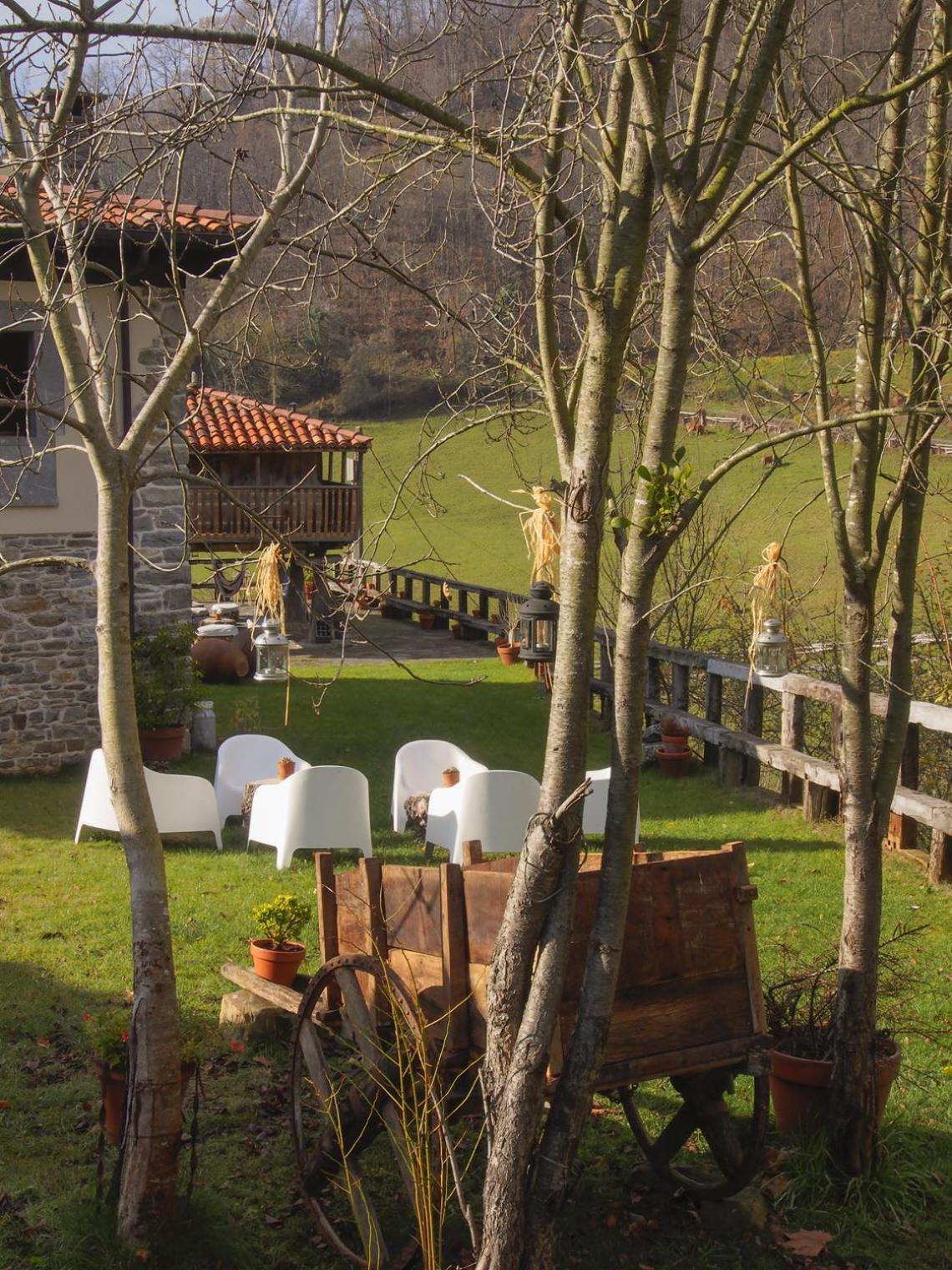 Casona de El Castañíu Serrapio Exterior foto