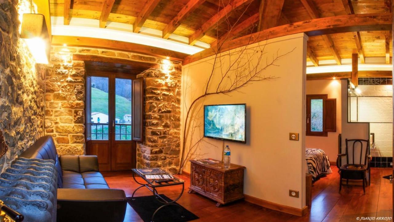 Casona de El Castañíu Serrapio Exterior foto